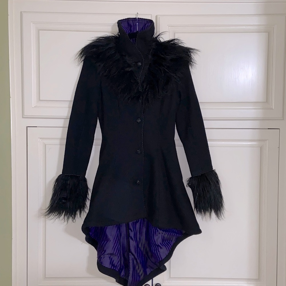 Vintage Blacklist Lip Service Black Coat